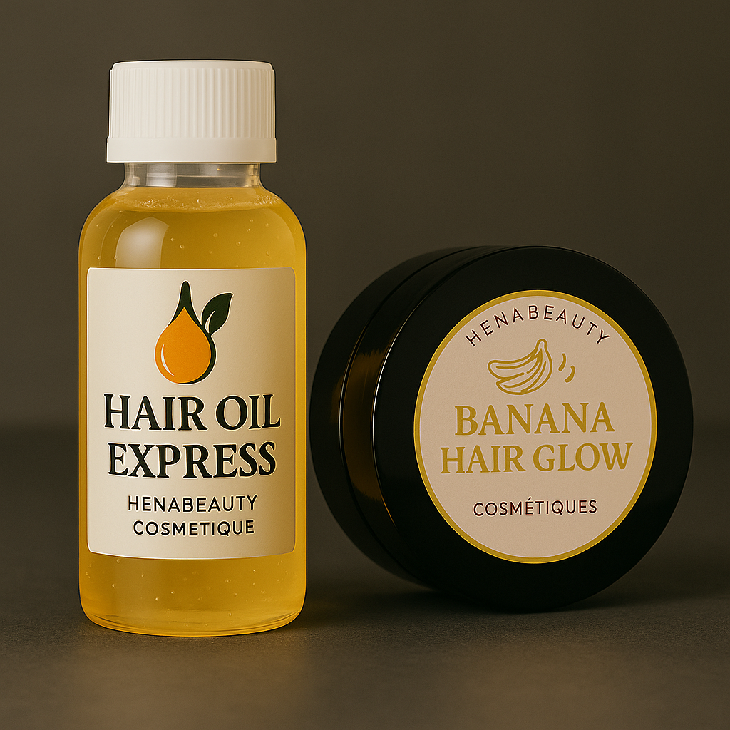 🌸 Duo Capillaire – HAIR OIL EXPRESS + BANANA HAIR GLOW 🌸